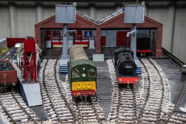 The Model Railway Show held at Leeming Bar Station by the Wensleydale Railway, photographed by Tony Johnson for The Yorkshire Post. 5th May 2024