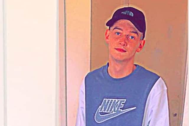 A man who died in a collision on the B1210 has been named by his family as 19-year-old Lewis Tuson
