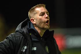 DELIGHTED: Harrogate Town manager Simon Weaver Picture: Bruce Rollinson