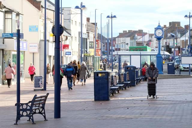 One of the stabbings happened on Redcar High Street. Picture/credit: Ian Cooper/Teesside Live.