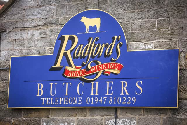 Radford's Butchers at Sleights has gained a reputation for quality meats and traceability. Picture: Ceri Oakes