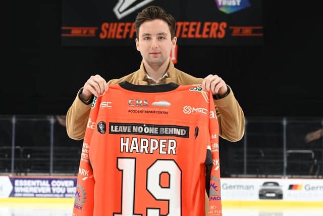 INCOMING: American forward Patrick Harper will make his debut for Sheffield Steelers against Coventry Blaze on Wednesday night. Picture: Steelers Media