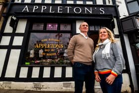 Appleton's Butchers, Ripon. Owners Anthony and Isabel Sterne