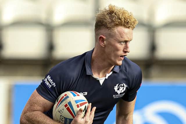 Lachlan Walmsley in action for Scotland in 2021. (Photo: Paul Currie/SWpix.com)
