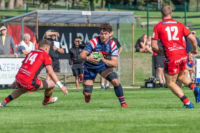Martin Sigren playing for Doncaster Knights last month (Picture: Rodney Wetton)