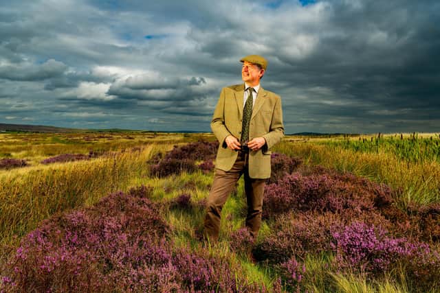 Jon Wall, owner of Ratcatcher Clothing, on Baildon Moor, West Yorkshire. Picture By Yorkshire Post Photographer,  James Hardisty.