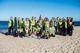 The Great British Beach Clean organised by Parkdean Resorts in Yorkshire