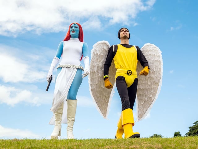 Cosplayers during Comic Con Yorkshire at the Yorkshire Event Centre, in Harrogate. Photo credit: Danny Lawson/PA Wire