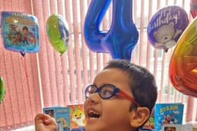 Muhammad Ayaan Haroon on his 4th birthday