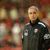 Barnsley FC head coach Michael Duff, who has been approached by Swansea City. Picture: Bruce Rollinson