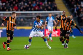INJURY CONCERN: Huddersfield Town midfielder Duane Holmes