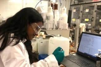 Mathusa Logeswaran a Wakefield Girls’ High School pupil completed a work experience placement at C- Capture after attending a talk by the company’s Senior Chemist, Rose McCarthy.