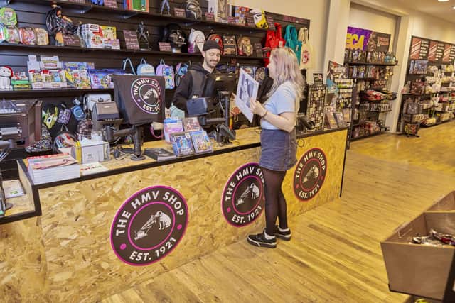 Library image of hmv store.  hmv York is set to reopen on Coney Street this week with a new look, the company said. (Photo by Dave Phillips/PinPep)