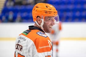 FAMILIAR FACE: Defenceman Tim Smith is back for a 13th season with Sheffield Steeldogs. Picture: Steeldogs Media.