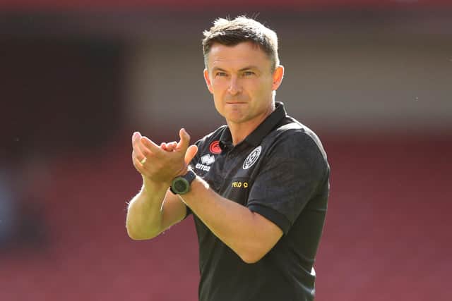 Paul Heckingbottom has a number of players at Sheffield United out of contract at the end of the season. Picture: George Wood/Getty Images.