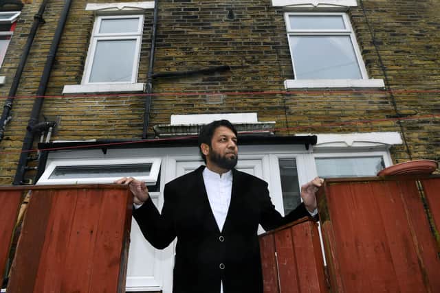 Jamil Zafar, from Halifax, who is a victim of the cavity wall insulation scandal. PIC: Jonathan Gawthorpe