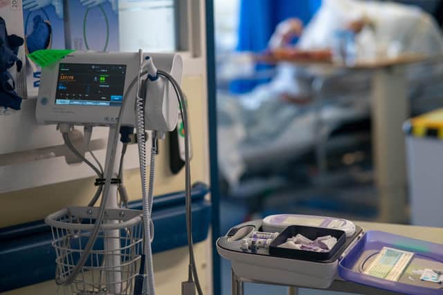 A general view of medical equipment on a NHS hospital ward. PIC: Jeff Moore/PA Wire