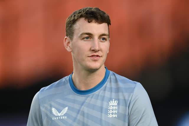Harry Brook was not in the original squad but could now get his chance with Ben Stokes struggling with a hip injury. Photo by Gareth Copley/Getty Images.