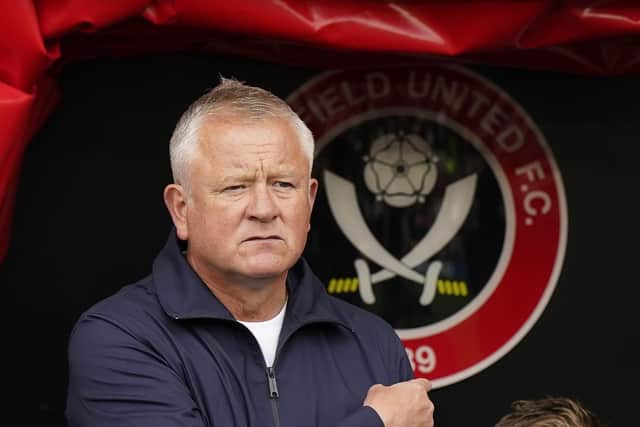 Sheffield United manager Chris Wilder. Picture: Andrew Yates / Sportimage.