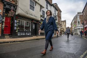 Professor of Pubs, Prof Victoria Wells outside The Golden Slipper and Royal Oak near Monk Bar, has revealed how a pub's location can be make-or-break for pub-goers. It also highlights their value in modern society.  photographed for The Yorkshire Post by Tony Johnson.