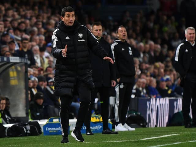 UNSURE: Leeds United coach Javi Garcia did not know how to assess the game