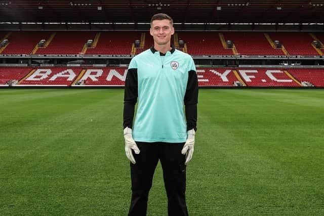 Loan keeper Liam Roberts, currently at Oakwell on a season-long loan from Middlesbrough. Picture courtesy of Barnsley FC.