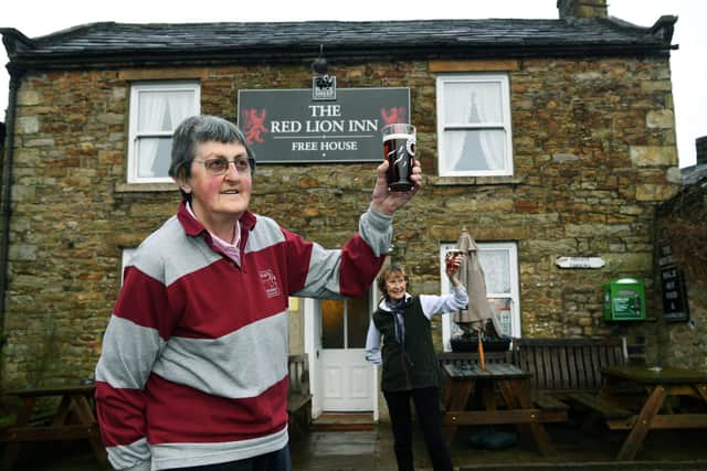 Sisters Rowena Hutchinson and Marguerita Barningham are now 79 and 75 - but still keep The Red Lion going despite setbacks
