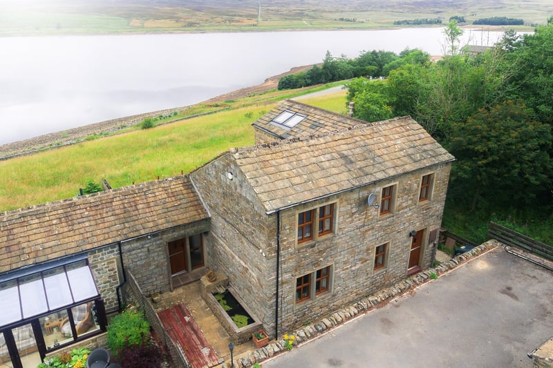 The house overlooking Grimwith reservoir