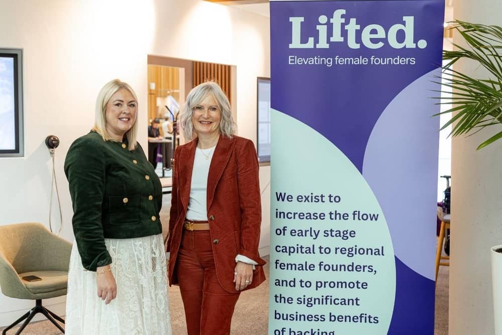 Lifted Ventures Co-Founders Jordan Dargue and Helen Oldham.