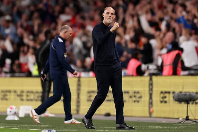 PROTECTIVE: Thomas Tuchel defended his England players against accusations they cannot beat the best (Image: Carl Recine/Getty Images)