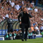 EMOTION: Leeds United manager Daniel Farke calls the shots in the reverse fixture against Sheffield Wednesday