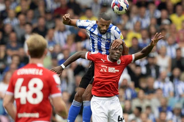 RED LETTER DAY: Barnsley won September's game at Hillsborough, with Devante Cole (pictured) on the scoresheet