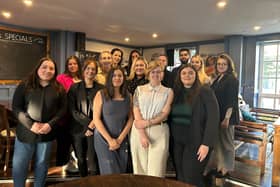 Kirklees and Calderdale junior lawyers division committee members, including chair Jessica Nugent-Herrett from Switalskis (front, 4th from left).