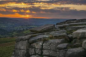 View from Higger Tor in the Peak District just inside the Yorkshire border towards Hathersage at sunset. Farmers who work across the area's uplands are coming together to join a collaborative to address payment cuts.
Picture Tony Johnson