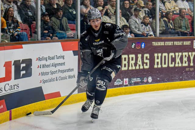 INJURED: Captain Bobby Chamberlain has not featured for Hull Seahawks since the 5-1 home win over Milton Keynes. Picture: Amy Blossom/Seahawks Media.