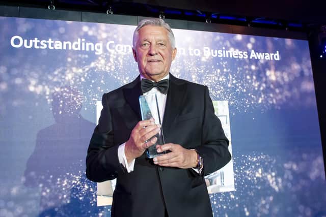 Outstanding Contribution to Business Award winner David Kilburn of MKM Building Supplies. Picture by Allan McKenzie/AMGP.co.uk.