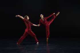 Minju Kang and Jonathan Hanks in Nostalgia, one of Northern Ballet's three short ballets.