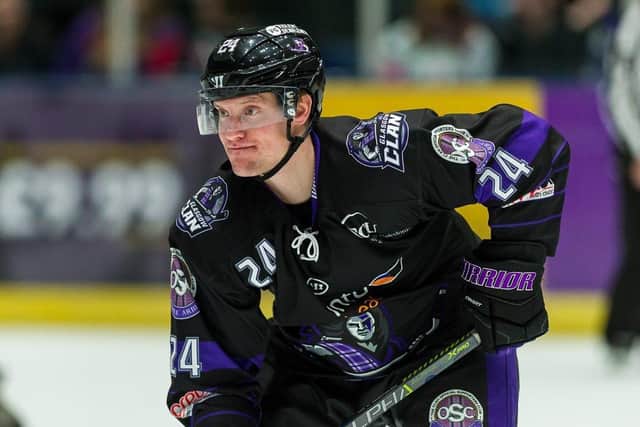THAT WAS THEN: Jack Musil, pictured in action for Glasgow Clan back in 2018. Picture: Al Goold/EIHL Media.