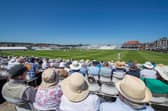 A slice of heaven as spectators watch beneath a dreamy blue sky. Picture by Allan McKenzie/SWpix.com