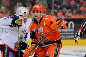 ROAD TO RECOVERY: Forward Brandon Whistle has not played since March 11 but has made significant progress this week, says Sheffield Steelers' head coach, Aaron Fox. Picture courtesy of Dean Woolley/Steelers Media/EIHL