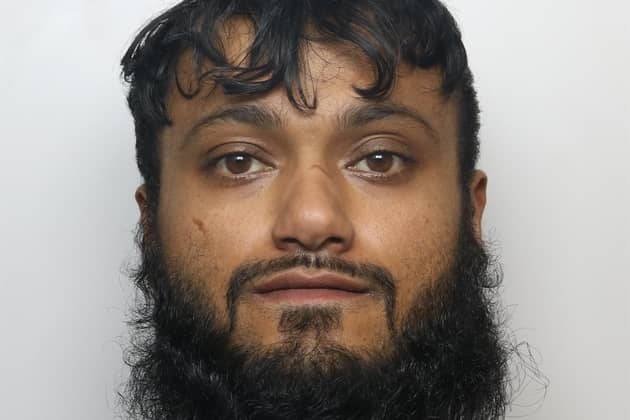 A man who tried to kill his father has been jailed for life. Shahzan Hussain, aged 34, of Robert Street, Milford Haven, stabbed his father in 2023. He had a history of making threats towards his father. Photo: West Yorkshire Police