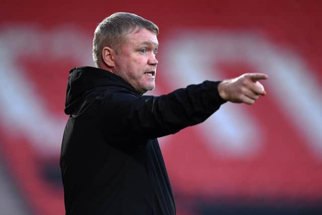 FRUSTRATION: Doncaster Rovers' manager. Grant McCann. Picture Jonathan Gawthorpe