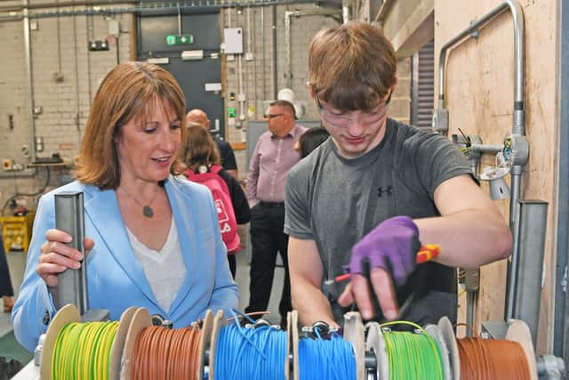 Pudsey-based G&H and Building Futures Together welcomed Chancellor of the Exchequer Rachel Reeves. Picture Gerard Binks
