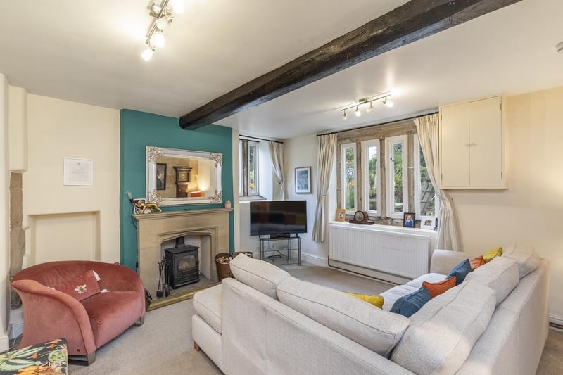 The living room in Grange Hall Cottage.
