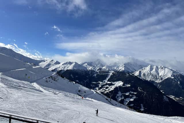 Skiing the Four Vallees in Switzerland