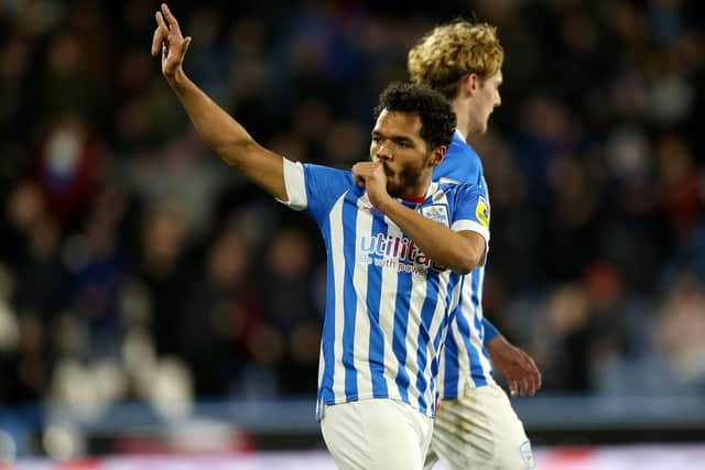 BIG GOAL: Huddersfield Town's Duane Holmes found the net for the first time this season