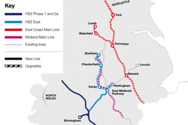 The plan for HS2 set out in the Government's Integrated Rail Plan in November 2021