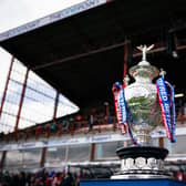 Hull KR are bidding to hold onto the trophy they won last year. (Photo: Alex Whitehead/SWpix.com)