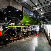 The Flying Scotsman at home at the National Railway Museum in York