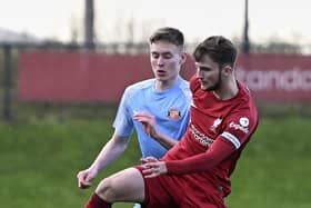 Former Sunderland prospect Mason Cotcher is reportedly on trial at Leeds United. Image: Nick Taylor/Liverpool FC/Liverpool FC via Getty Images